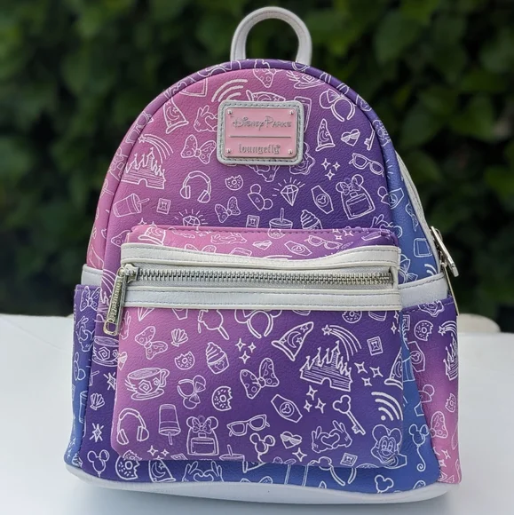 Disney | Bags | Disney Parks Loungefly Mini Backpack Ombre  display picture 3